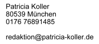 Adresse Patricia Koller, München